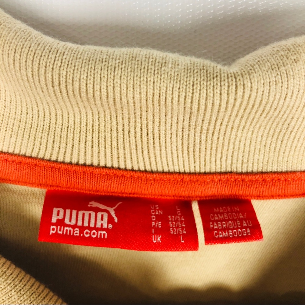 PUMA | Light Tan Collared Polo Shirt- 479 - Picture 5 of 6